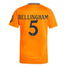 Real Madrid Jude Bellingham #5 Bortedrakt 2024-25 Kortermet